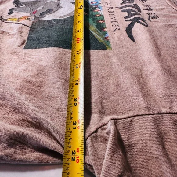 Avatar The Last Airbender Unisex T-Shirt Beige Cotton XL - Picture 7 of 8